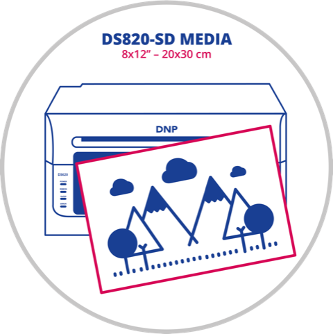 DNP DS820 8x12 inç (20x30 cm) Standard Digital Fotoğraf Kağıdı
