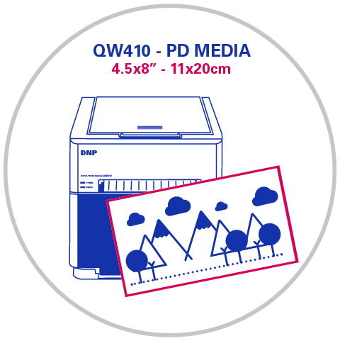DNP QW410 4.5x8 inç (11x20 cm) Premium Digital Fotoğraf Kağıdı