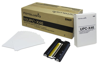 DNP 10UPC‑X46 4x6″ (10x15 cm) Passport & ID Fotoğraf Kağıdı – 10 Set Kağıt + Ribon