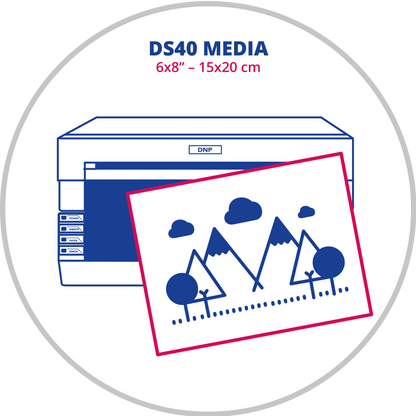 DNP DS40 6x8 inç (15x20 cm) Termal Fotoğraf Kağıdı