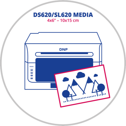 DNP DS620/SL620 4x6 inç (10x15 cm) Termal Fotoğraf Kağıdı