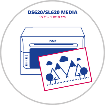 DNP DS620/SL620 5x7 inç (13x18 cm) Termal Fotoğraf Kağıdı