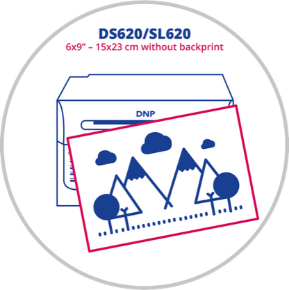 DNP DS620/SL620 6x9 inç (15x23 cm) Termal Fotoğraf Kağıdı