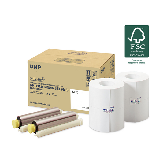 DNP DS620/SL620 Perforajlı 6x8 inç (15x20 cm) Fotoğraf Kağıdı (2x3 inç Delikli)