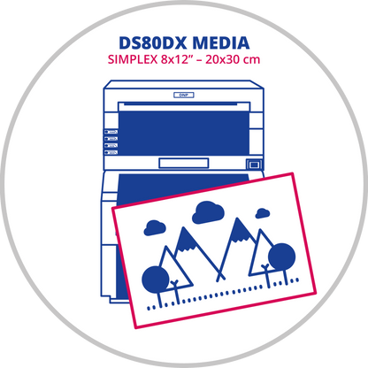 DNP DS80DX 8x12 inç (20x30 cm) Termal Fotoğraf Kağıdı (Simplex)