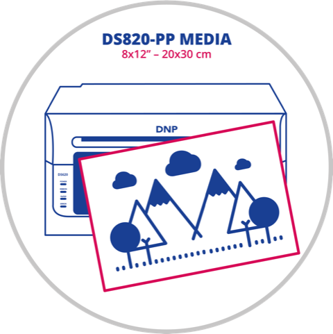 DNP DS820 8x12 inç (20x30 cm) Pure Premium Fotoğraf Kağıdı