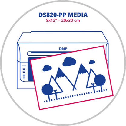 DNP DS820 8x12 inç (20x30 cm) Pure Premium Fotoğraf Kağıdı