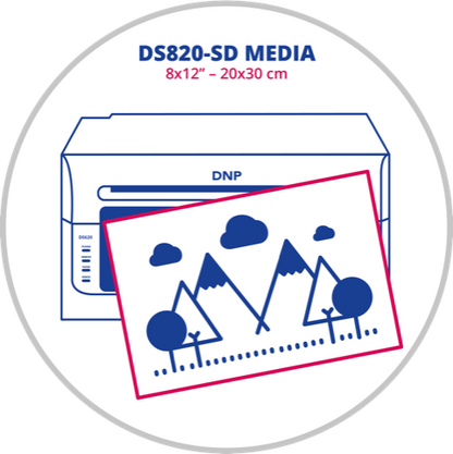 DNP DS820 8x12 inç (20x30 cm) Standard Digital Fotoğraf Kağıdı