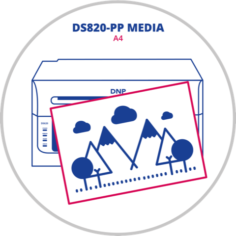 DNP DS820 A4 (21x29,7 cm) Pure Premium Fotoğraf Kağıdı
