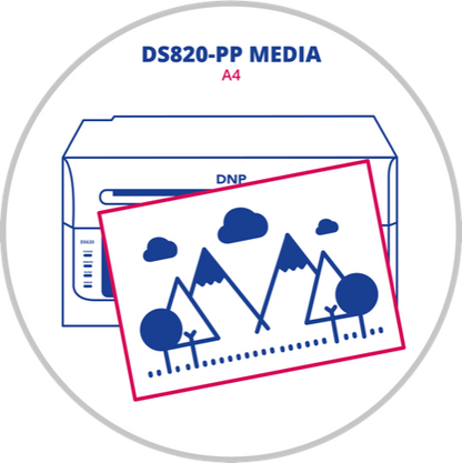 DNP DS820 A4 (21x29,7 cm) Pure Premium Fotoğraf Kağıdı
