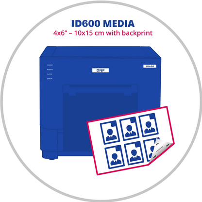 DNP ID600 4x6 inç (10x15 cm) Fotoğraf Kağıdı