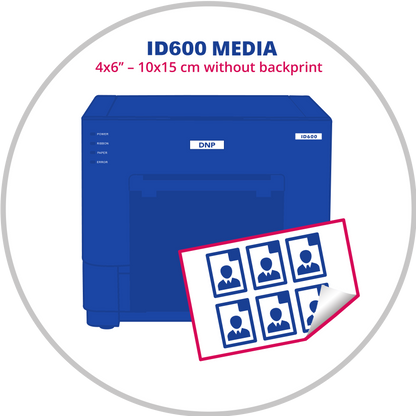 DNP ID600 4x6 inç (10x15 cm) Fotoğraf Kağıdı