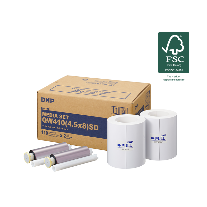 DNP QW410 4.5x8 inç (11x20 cm) Standard Digital Fotoğraf Kağıdı
