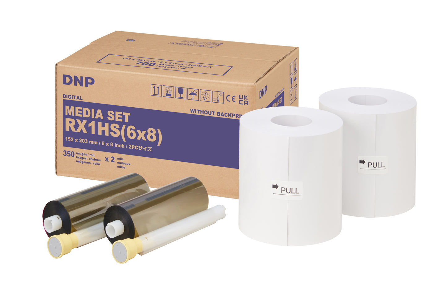DNP DS‑RX1HS 4x6 inç (10x15 cm) Fotoğraf Kağıdı – Arka Baskısız
